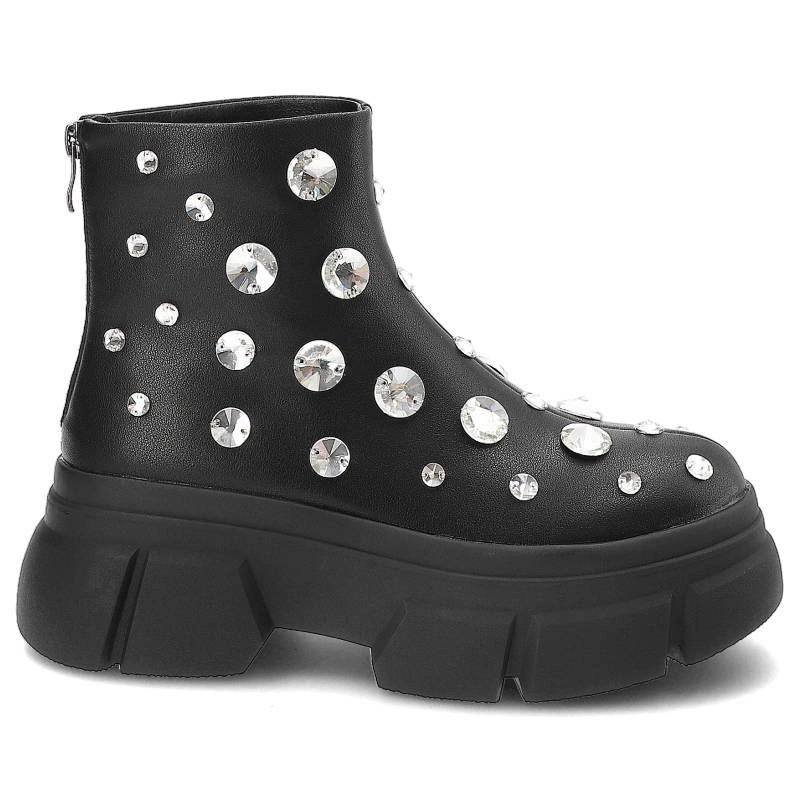 Členkové Topánky Sca'viola - S-85 Black