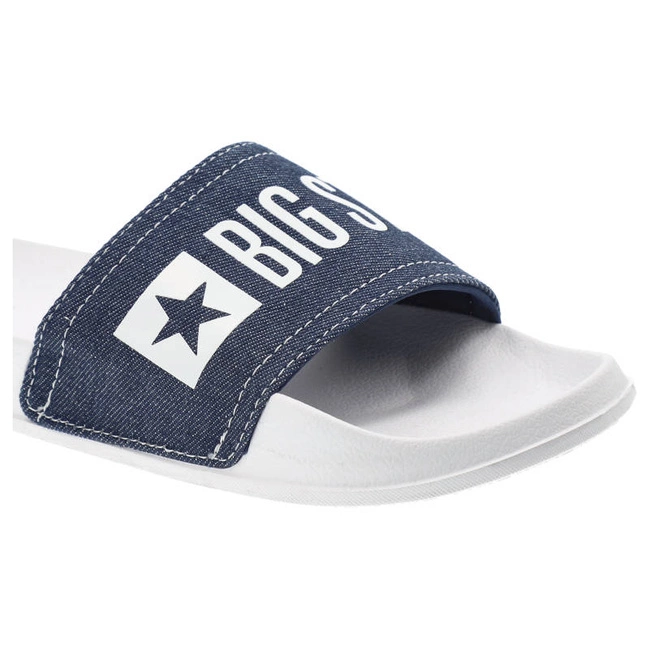 Šľapky Big Star - JJ174532 Biały/Granat
