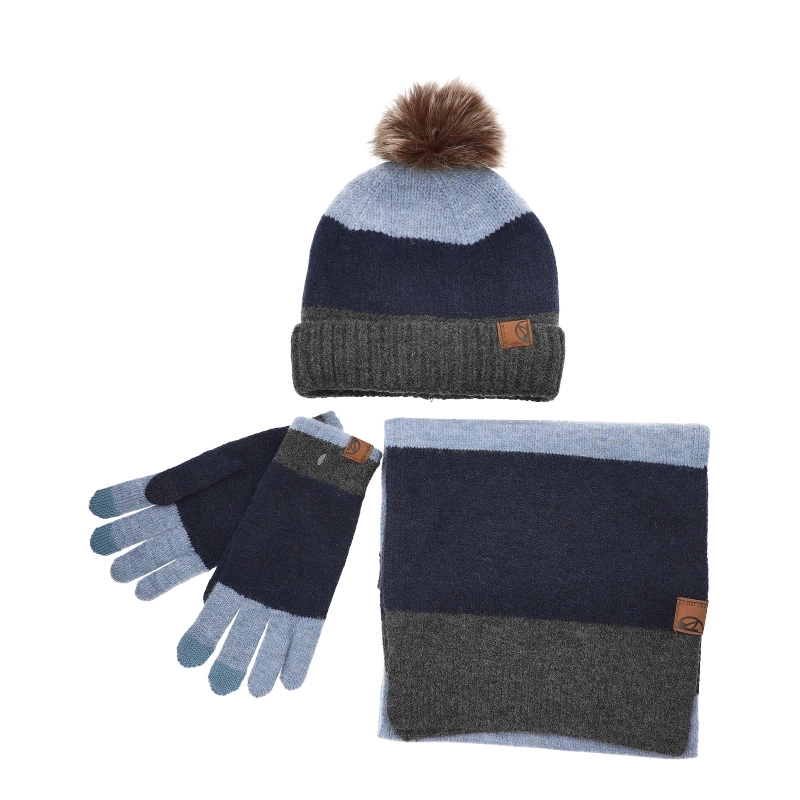 Set: Čiapka, Rukavice, Šál Pepe Moll - 242802 Pack Navy