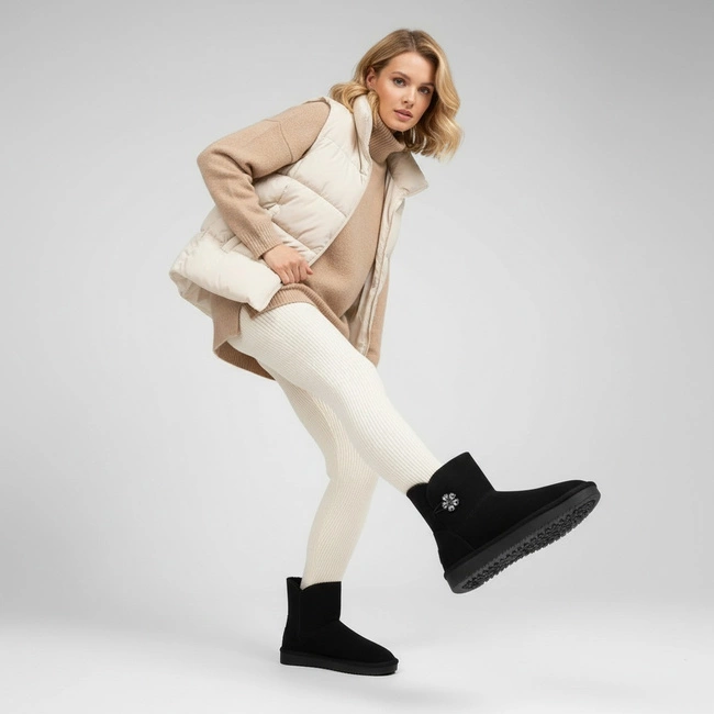 Snehule Marco Tozzi - 2-26483-41 001 Czarne