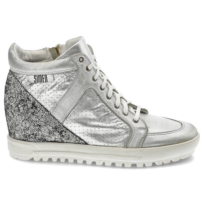 Tenisky Simen - 0304 K.Srebrny/Srebrny/Paj