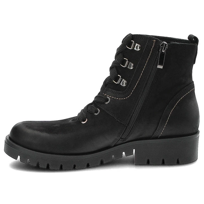 Členkové Topánky Gamis - 3524 Czarny Nubuk