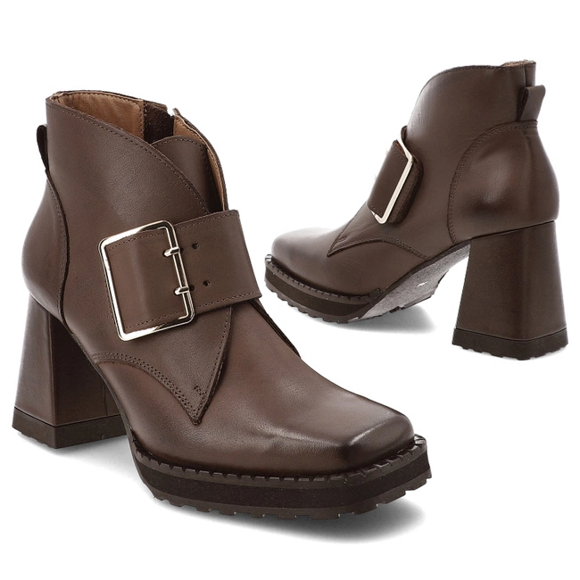 Členkové Topánky ARMODO - 1393 Brąz Baflo