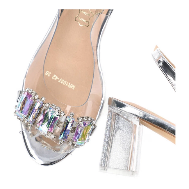 Sandále S.Barski - MR1037-42 Silver