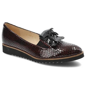 Poltopánky Gamis - 2037 Bordo Łuska/ Czarny Lakier