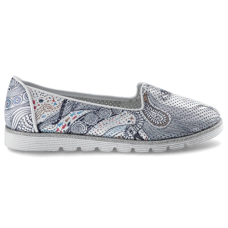 Poltopánky Lanqier - 44C0295 Biało-Granatowy