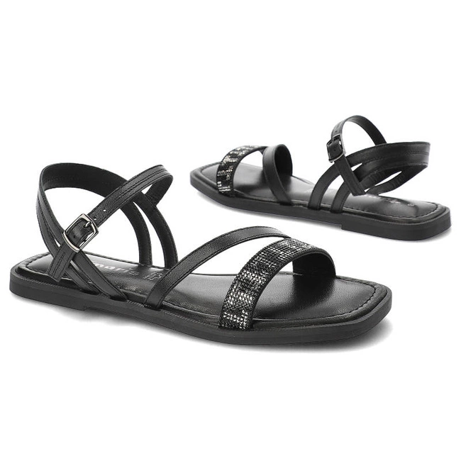 Sandále Tamaris - 1-28117-20 099 Black/Silver