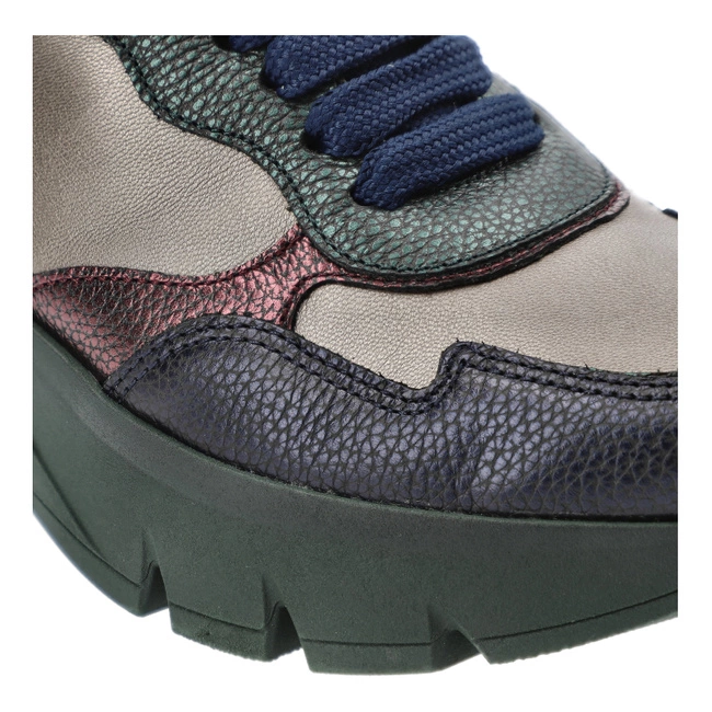 Tenisky Hispanitas - CHI243617 Bolmet-I24 Midnight Napa Str-I24 Acero