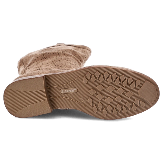 Čižmy S.BARSKI - HY51-860 Coffee