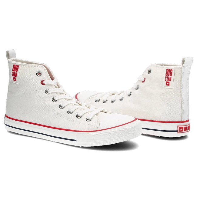 Plátenky Big Star - JJ174066 Biały/Czerwony