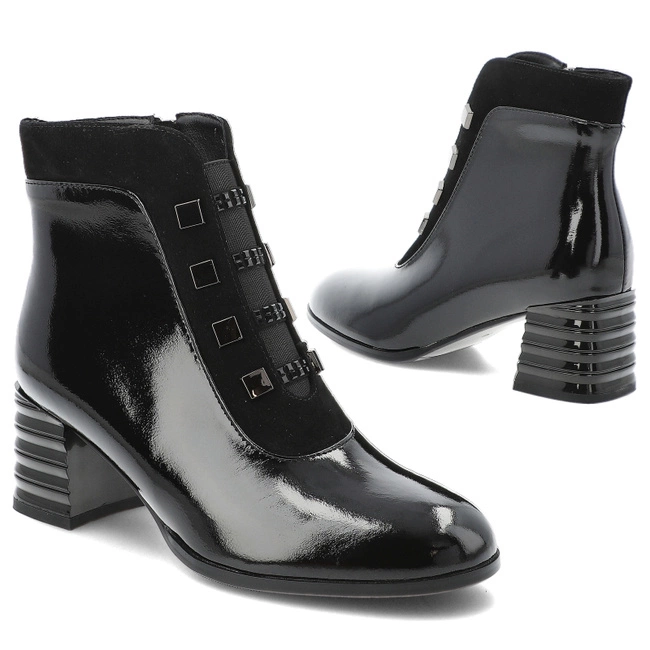 Členkové Topánky S.BARSKI - MR52-144 Black