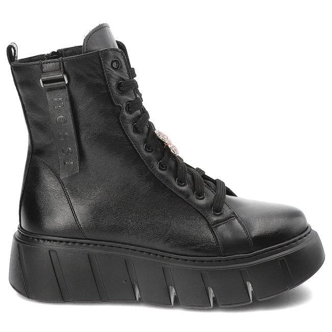 Členkové Topánky Nessi - 24691 Czarny 1