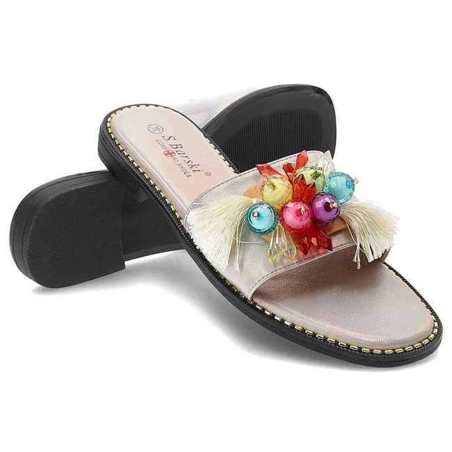 Šľapky S.Barski - KV-2775-47 Beige