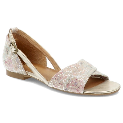 Sandále MACIEJKA - 04614-22/00-5 Beż Kwiatki