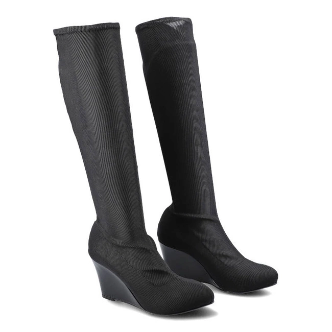 Čižmy Massimo POLI - 4Y2-5C-0642 Siateczka Czarna