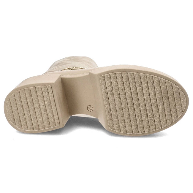 Šnúrovacie Členkové Topánky Karino - 4402/001-F Beż/Lico