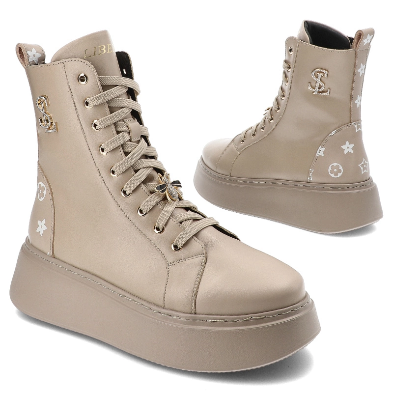 Tenisky Libero - 4070 Beżowy 510