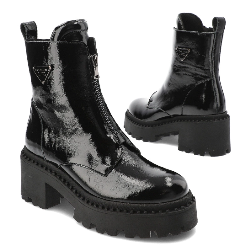 Členkové Topánky Armodo - 60491 Naplak Czarny+Cn.