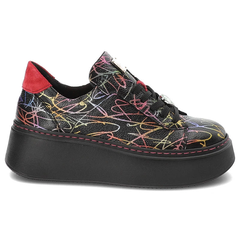 Tenisky Maciejka - 06191-39/00-8 Multikolor Na Czarno