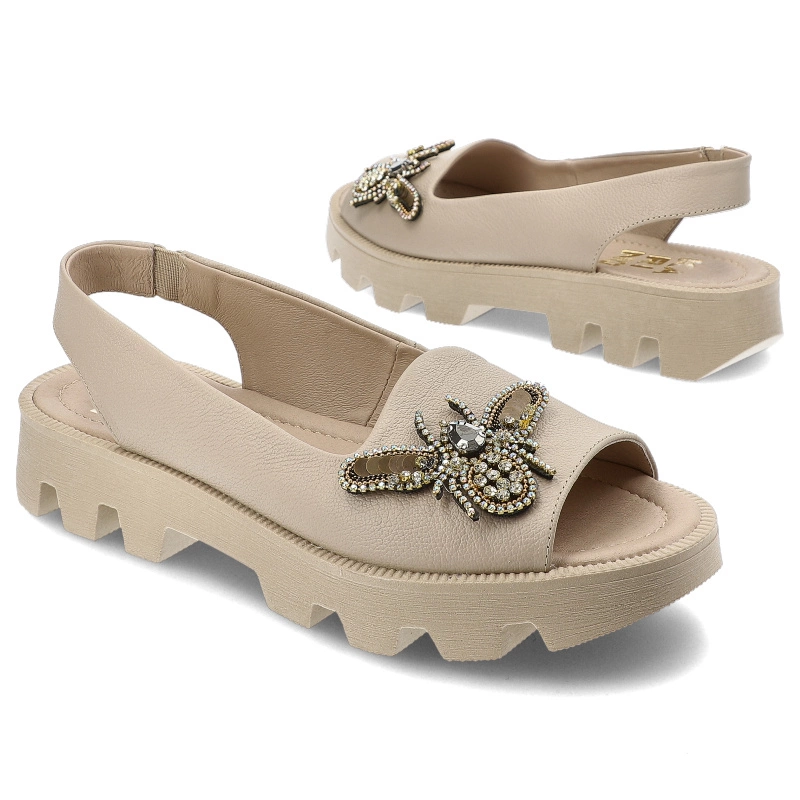 Sandále Karino - 5196/001-P Beż/Lico