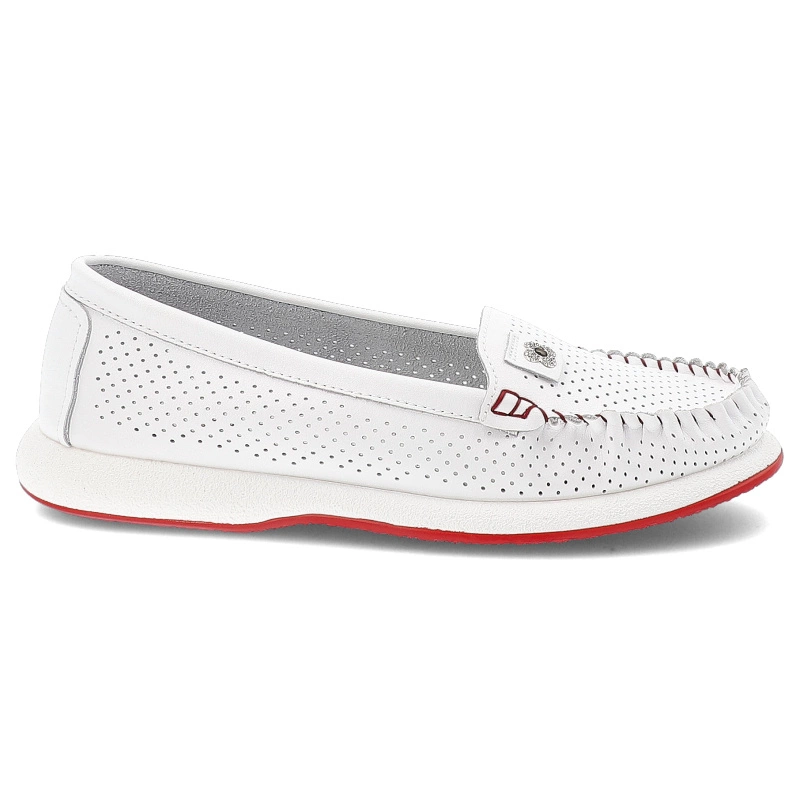 Mókazíny S.BARSKI - LR51-673 White/Red