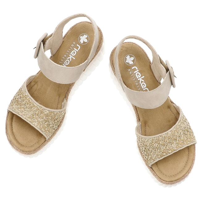 Sandále RIEKER - 69176-62 Beige