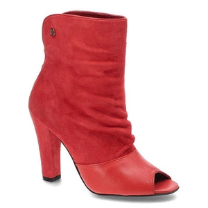 Členkové Topánky Carinii - B3356_-F37-B98-000-955 Suede 0336/Oassi Rosso