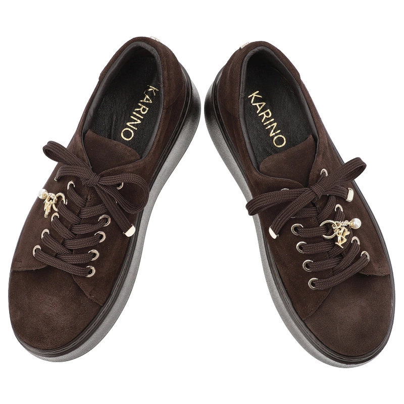 Tenisky KARINO - 5815/015-P Mokka/Welur