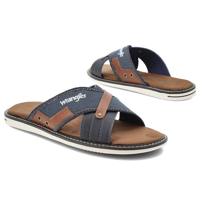 Šľapky WRANGLER - 20251046.29Y Dress Blues