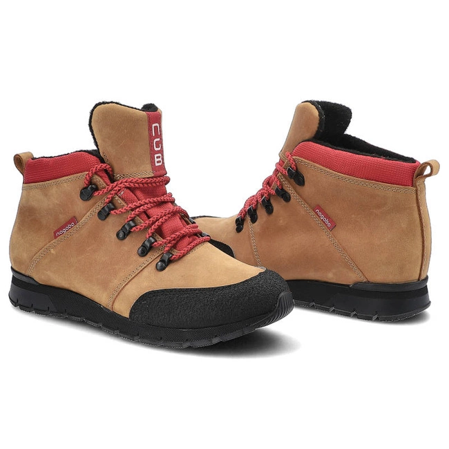 Šnúrovacie Členkové Topánky Nagaba - 072 Brąz