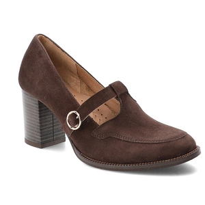 Poltopánky ARMODO - 1662 Brąz Zamsz