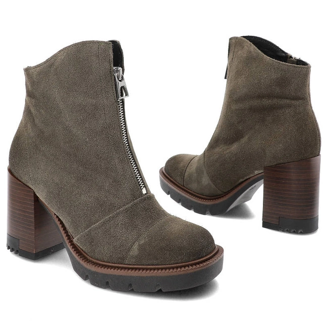 Členkové Topánky Karino - 4675/066-F Zielony/Welur