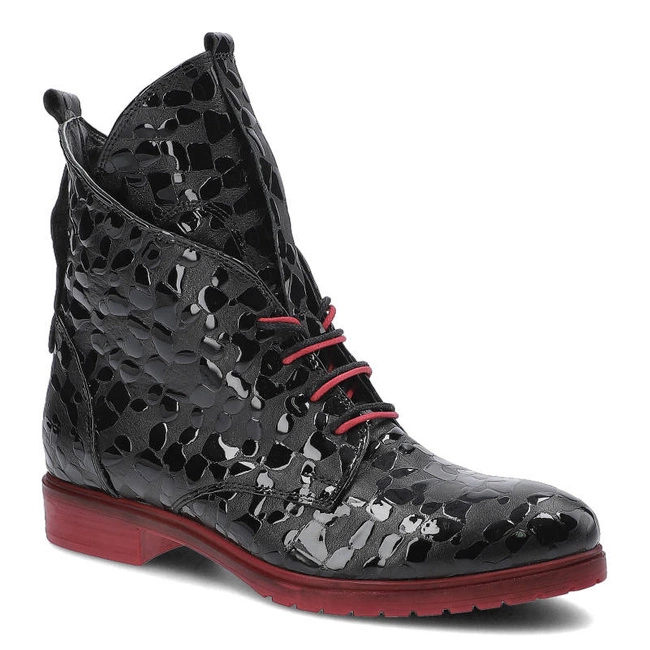 Členkové Topánky Artiker - 49C0668 Czarno-Czerwony