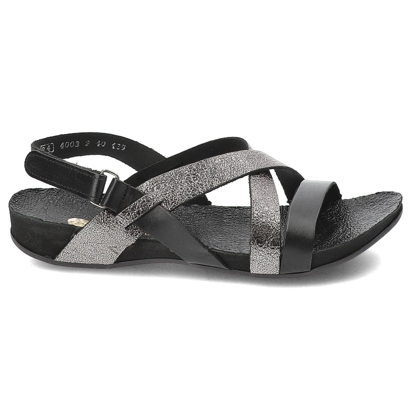 Sandále Armodo - 40032 Bf.Czarny+Polla Nikiel