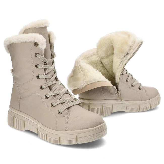 Členkové Topánky Rieker - X3402-60 Beige