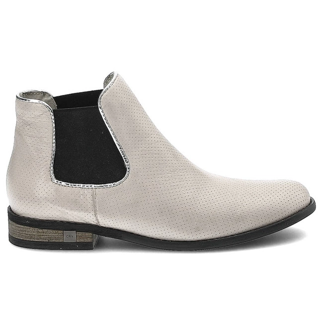 Členkové Topánky Carinii - B2732_C15-611-000-983 Savage Greibird/Lustro Srebro