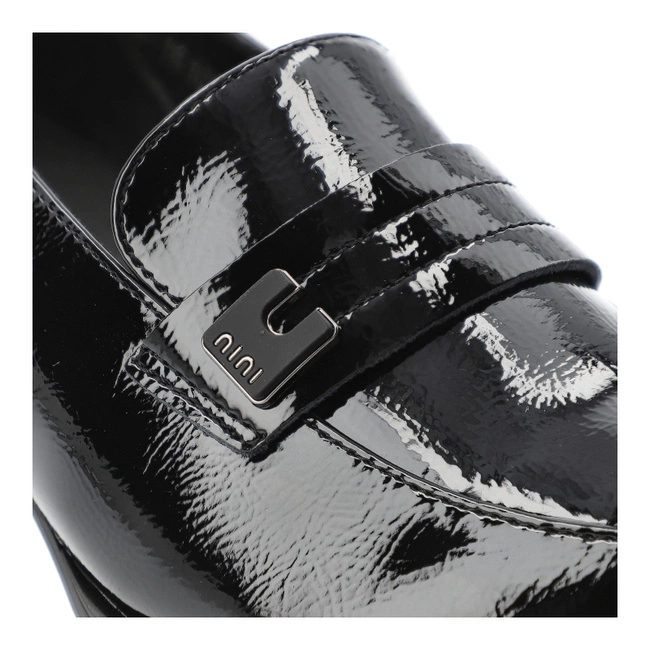 Poltopánky VINCEZA - 18105 BK PT Czarny Lakier