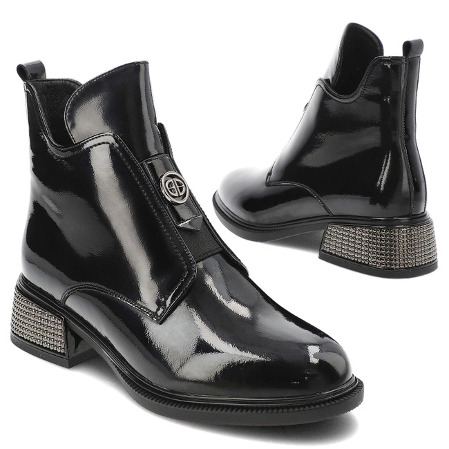 Členkové Topánky Filippo - DBT6003/24 BK Czarny