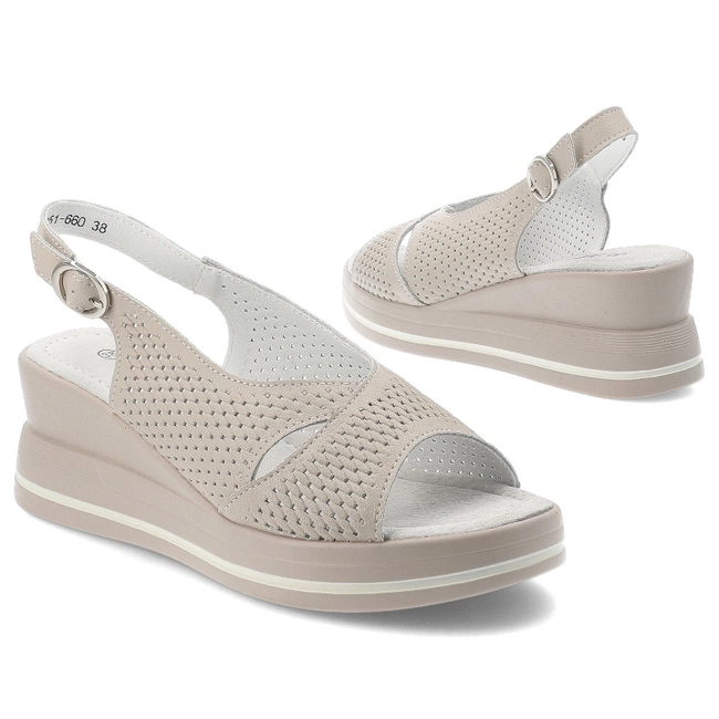 Sandále S.BARSKI - LR51-660 Beige