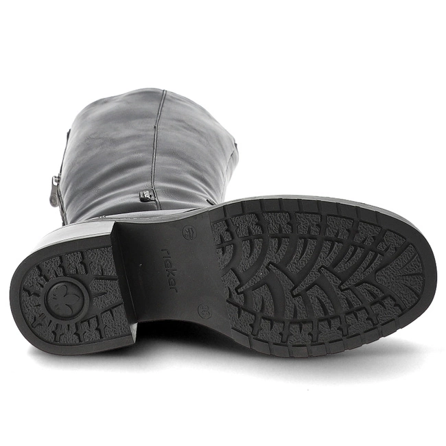 Čižmy RIEKER - Y5254-00 Black