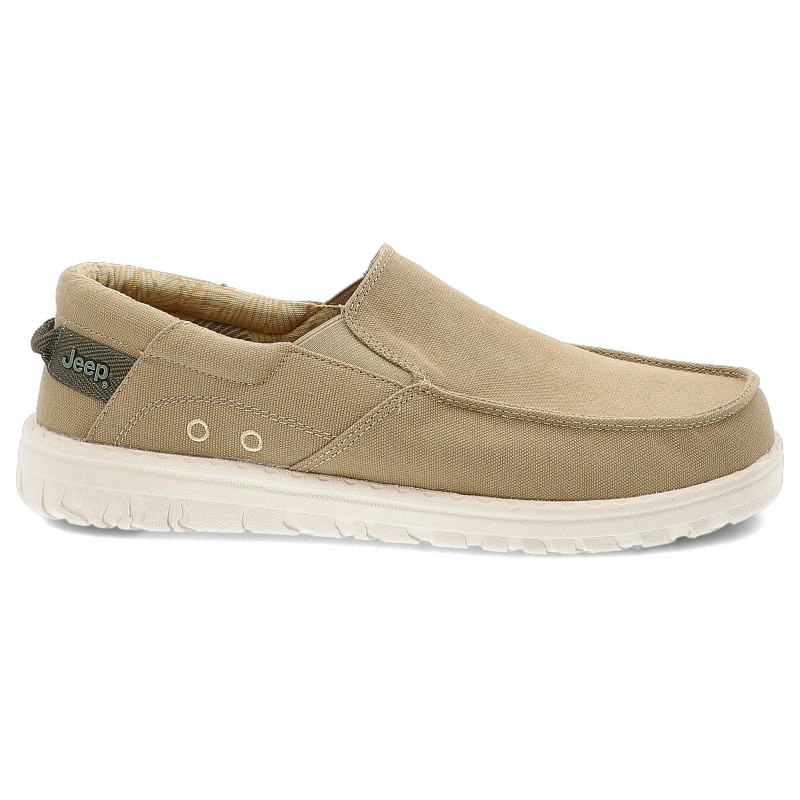 Poltopánky JEEP - Samoa Slip On Cvs JM51033A 036 Khaki