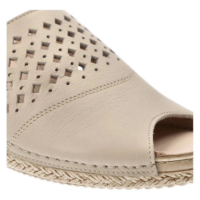 Šľapky Pollonus - 5-1400-007 Wanilia Lico/Perfo