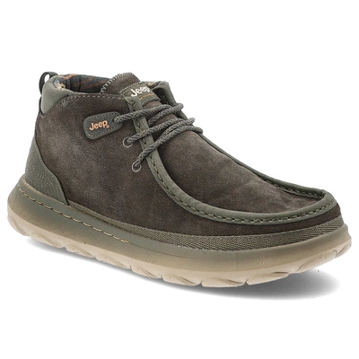 Členkové Topánky JEEP - Kauaiwallabee Mid Suede JM52041A 020 Military