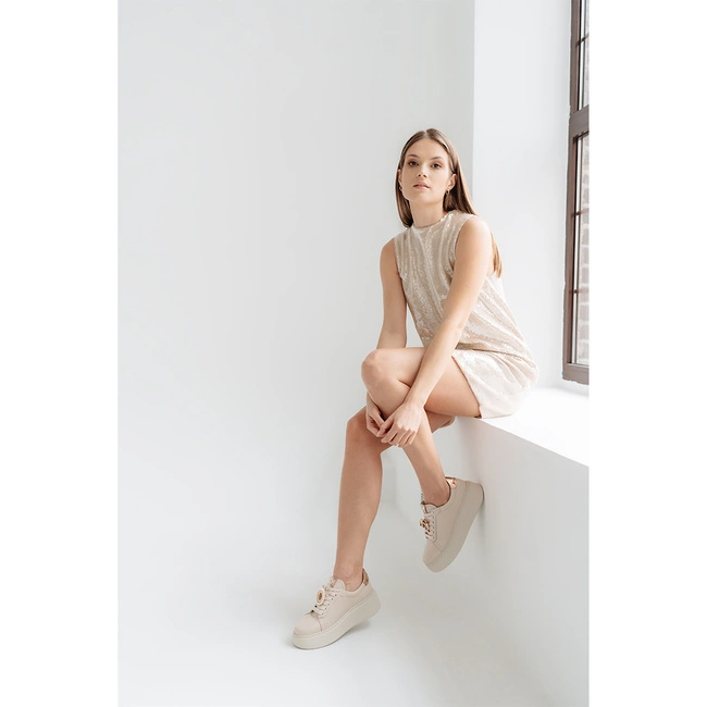 Tenisky Chebello - 4411_-157-495-PSK-S251 Śmietanka