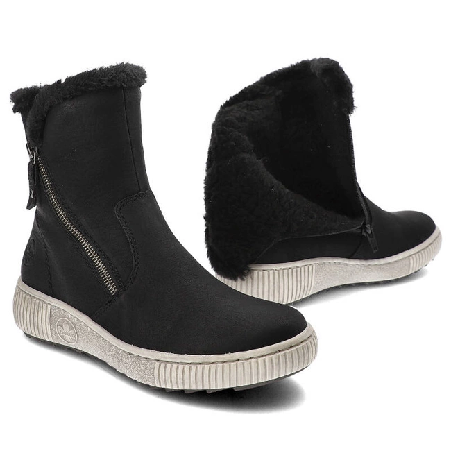 Členkové Topánky Rieker - Z6661-00 Czarne