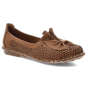 Baleríny RAVINI - 101 148-1 Brąz 37