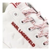 Tenisky KARL LAGERFELD - KL63514V 01D WhiteLthr W/Red
