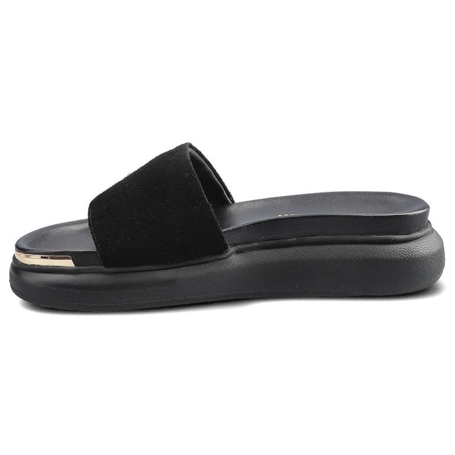 Šľapky Carinii - B7235_-063-000-000-E48 Czarny