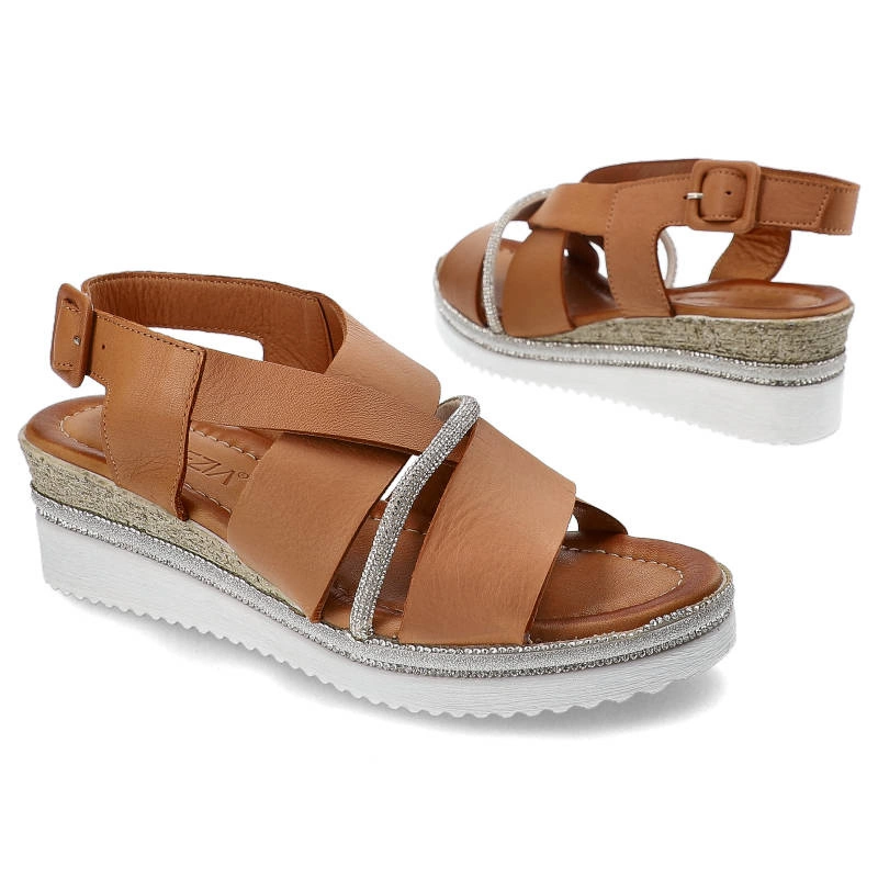 Sandále Venezia - 003 GunGoren Brązowy