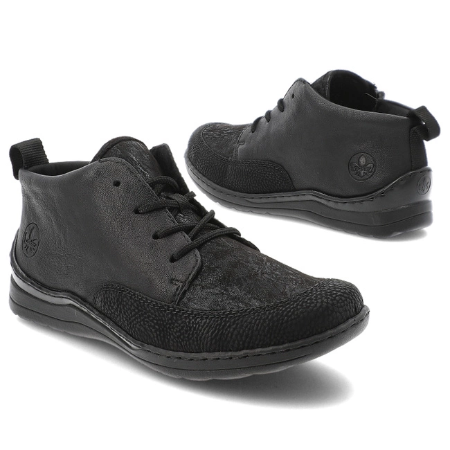 Poltopánky RIEKER - 48922-00 Black